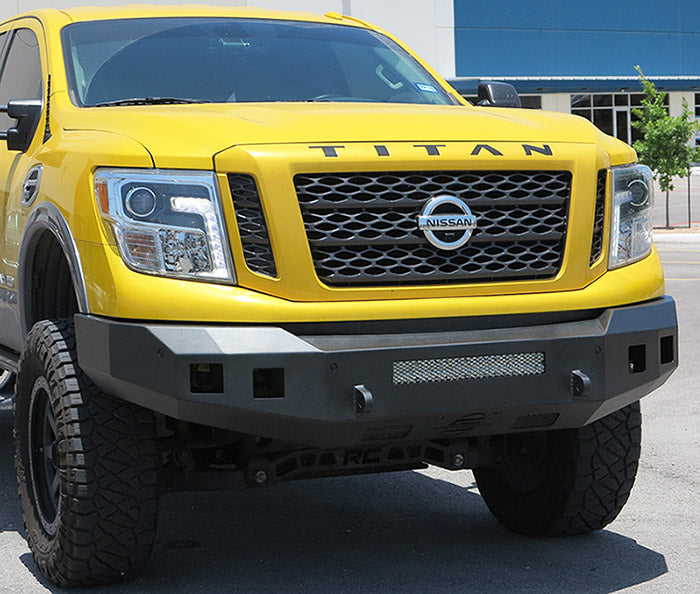 2016-Up Nissan Titan XD FRONT Bumper: FORTIS Series Bumper Steelcraft   