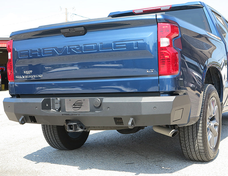 2019-Up Silverado/ Sierra 1500 REAR Bumper: FORTIS Series Bumper Steelcraft   