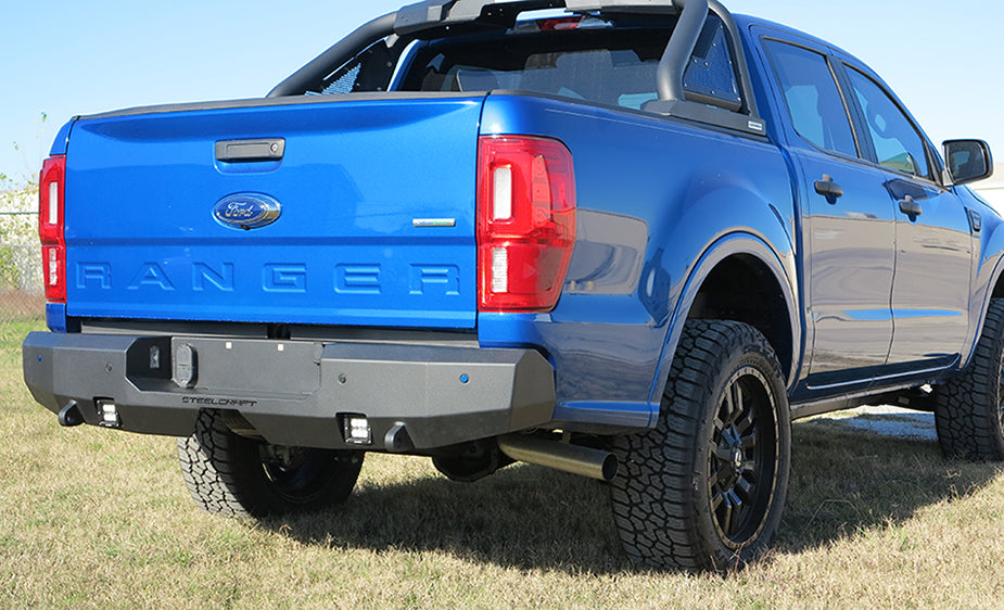 2019-Up Ford Ranger REAR Bumper: FORTIS Series Bumper Steelcraft   